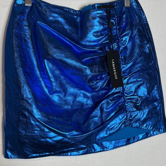 LAMARQUE
 Aricia Skirt in metallic blue - Picture 9 of 11